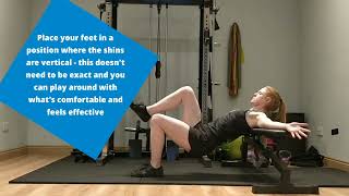 Single leg hip thrust