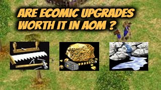 Are economic upgrades worth it in Age of Mythology?