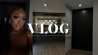 VLOG--- SPEND A NORMAL DAY IN MY LIFE, APARTMENT SEARCHING, MY PONYTAIL FLEW OFF 😱 + MORE