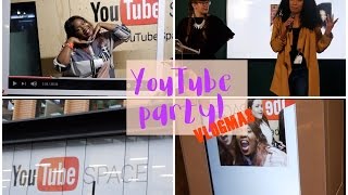 Party at the YouTube space! | Vlogmas