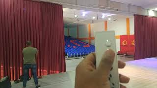 remote controlled curtain opener system