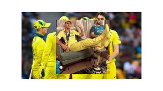 Mitchell Marsh draws flak for resting feet on the World Cup trophy