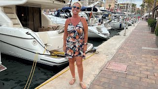 Another lovely evening in Puerto de Mazarrón, super cute playsuit and lots of boats 🛥️ ❤️🇪🇸