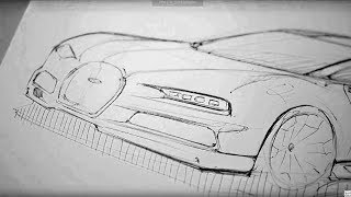 Bugatti Chiron Sketch | Industrial Design