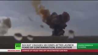 Russia Space Rocket Crashes With 600 Tons Of Toxic Fuel Aboard