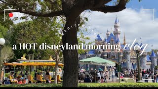 UNEDITED DISNEYLAND VLOG | spend the morning with us on the hottest day ☀️🏰