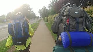 en route with outdoor wildcamp with a test run for wales in rutland