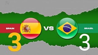 Spain vs Brazil 3-3 Highlights & All Goals 2024 HD