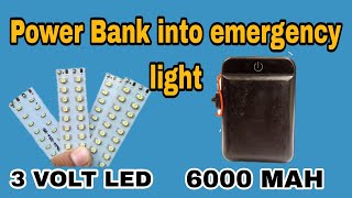 Power Bank into emergency light |Kashif electronics