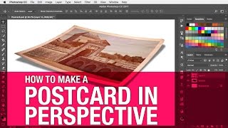 How to make a postcard in perspective