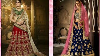 Latest Top 25 Indian Bridal Lehenga Choli Designs 2019 / Wedding lehenga choli designs