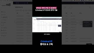 VPN도 우회 IP도 다 보인다! Criminal IP FDS의 추적 기술