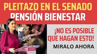 PLEITAZO EN EL SENADO POR PENSIÓN BIENESTAR 💥😱 ARIADNA MONTIEL RESPONDE❗❗