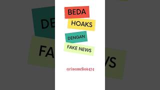 Beda Hoaks dan Fake News?