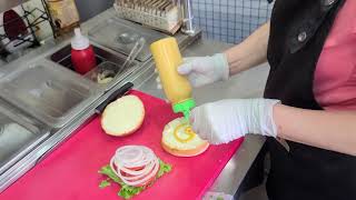 KOREAN STREET FOOD Expert Reveals Secret Beef with Bacon Cheese Burger Recipe!