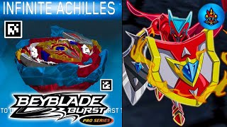 NEW PRO SERIES INFINITE ACHILLES QR CODES BEYBLADE BURST APP