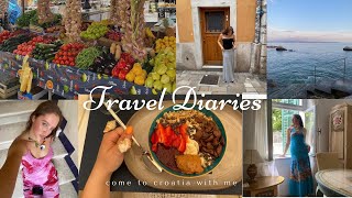 Travel Diaries - Come to Croatia with me , restaurants , sea swimming and exploring