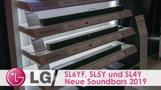 LG Soundbars SL6YF, SL5Y und SL4Y im Vergleich (4K / 60p)