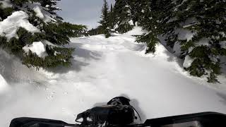 Bad decisions were made. Snowbike GoPro day one.