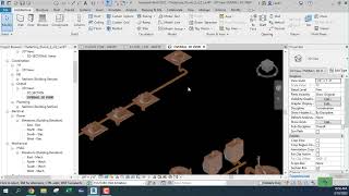 Revit Plumbing: Alignment of Pipes connect 2nd Level Piping with 1st Level Piping. Riser Connection