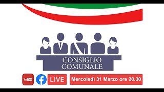 Consiglio Comunale del 31 marzo 2021