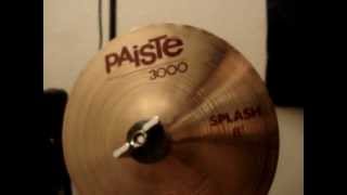 Paiste 8" 3000 series splash cymbal