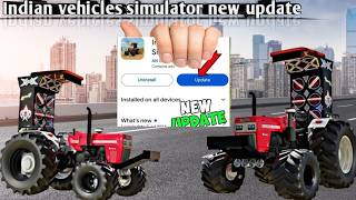 Indian vehicles simulator 3d new update/Swaraj tractor new modified