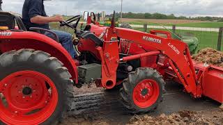 KUBOTA L2501. WORLDS GREATEST TRACTOR FOR BRUSH HOGGING.