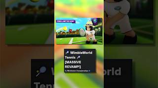 Pink plays WimbleWorld Tennis Roblox 🎾 #ad #shorts