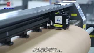 Vertical Inkjet Cutting Plotter with Double Feeding Devices