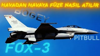 F-16C ile havadan havaya füze nasıl atılır?