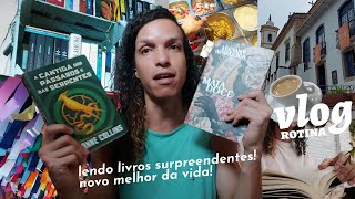 lendo livros incríveis, rotina de casa, visitando museu | li Mata Doce, novo livro favorito!