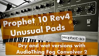 Prophet 10 Rev4 - Unusual Pads with AudioThing Fog Convolver 2 (dry and wet versions included)