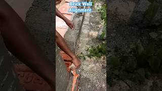 Brick Wall Alignment | #shorts #shortviral #shortsyoutube #shortvideo