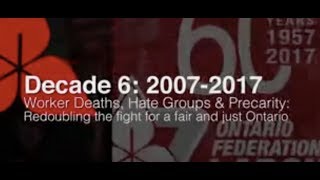 2007-2017: Redoubling the fight for a fair and just Ontario