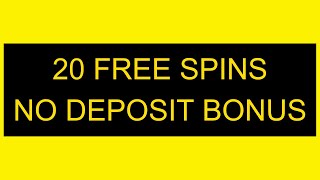 20 Free Spins No Deposit Bonus | Lotto Agent - Slots & Lotteries