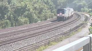 Northbound Cresent train in Crystal city, VA