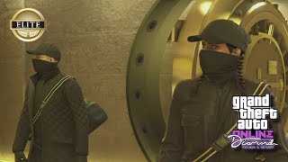 GTA 5 Online : Diamond Casino Heist Silent & Sneaky W/Elite (No Commentary) Ps5 Gameplay.