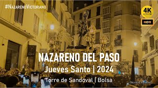 NAZARENO DEL PASO (ESPERANZA) | Torre de Sandoval - Bolsa | Jueves Santo 2024 | CT Esperanza