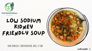 Kidney Friendly Soup