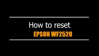 Reset Epson WF2520 - Unlimited - Ink Pads - Reset 100% Virus Free - Reset Epson AP