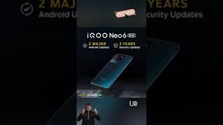 iQOO Neo 6 5G (Dark Nova, 8GB RAM, 128GB Storage) | Snapdragon® 870 5G | 80W FlashCharge