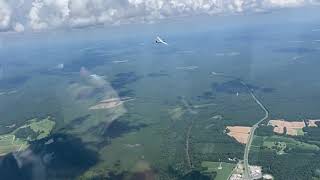 Student shares thermal with two other gliders