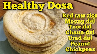 சத்தான தோசை| Healthy Dosa | Multigrain Dosa | Dosa Recipe In Tamil