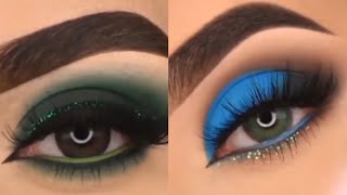 15 beautiful eye makeup tutorial compilation  ✨️ 💜 💗