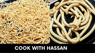 Sev Recipe - Homemade Besan Ke Sev Recipe - Besan Ke Namkeen Recipe by Cook With Hassan