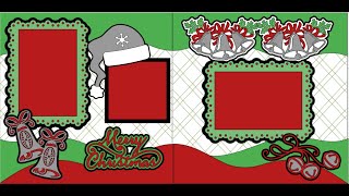 Christmas Scrapbook Page Idea With Bells