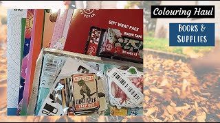 Colouring Haul | Supplies & Books