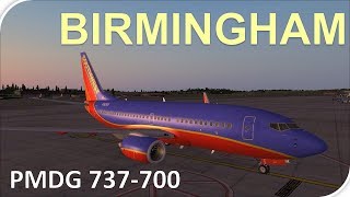 PMDG 737-700: ILS RWY 24 Landing in Birmingham AL