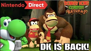 DK IS BACK!!! || Donkey Kong Returns HD Reaction